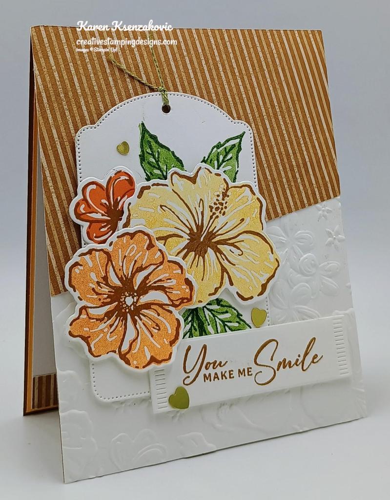 Stampin' Up! Happy Hibiscus Tag 3 creativestampingdesigns.com