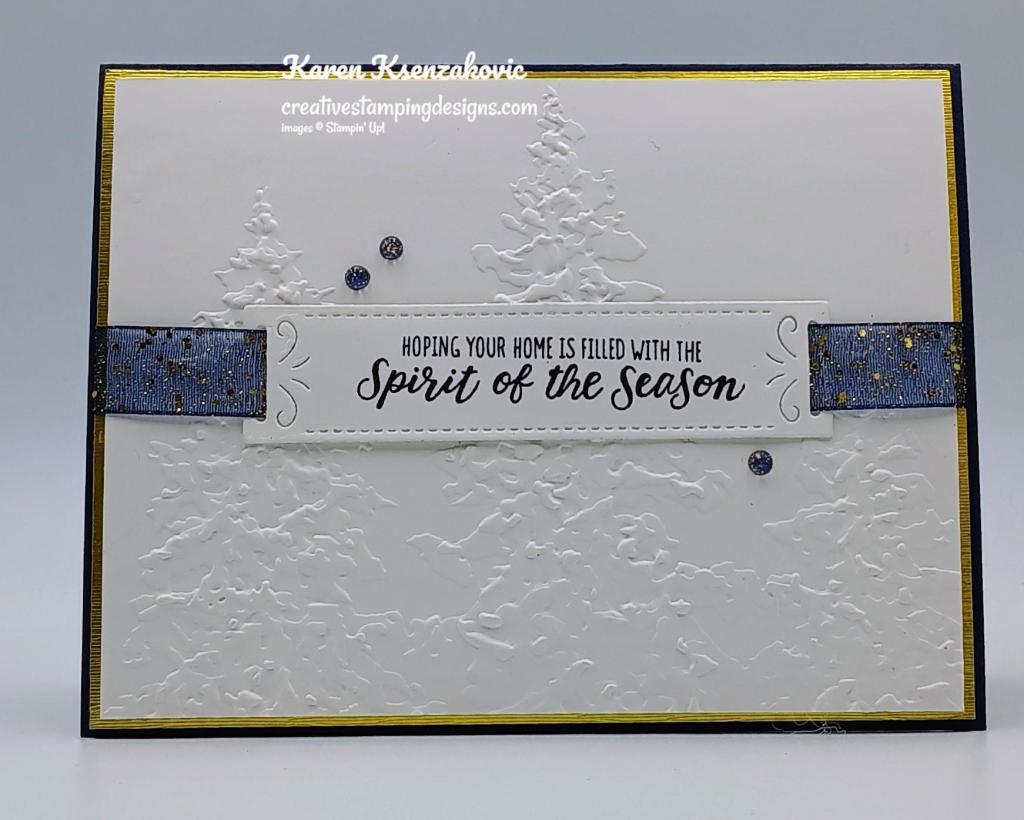 Stampin' Up! Merriest Trees CAS 2 creativestampingdesigns.com