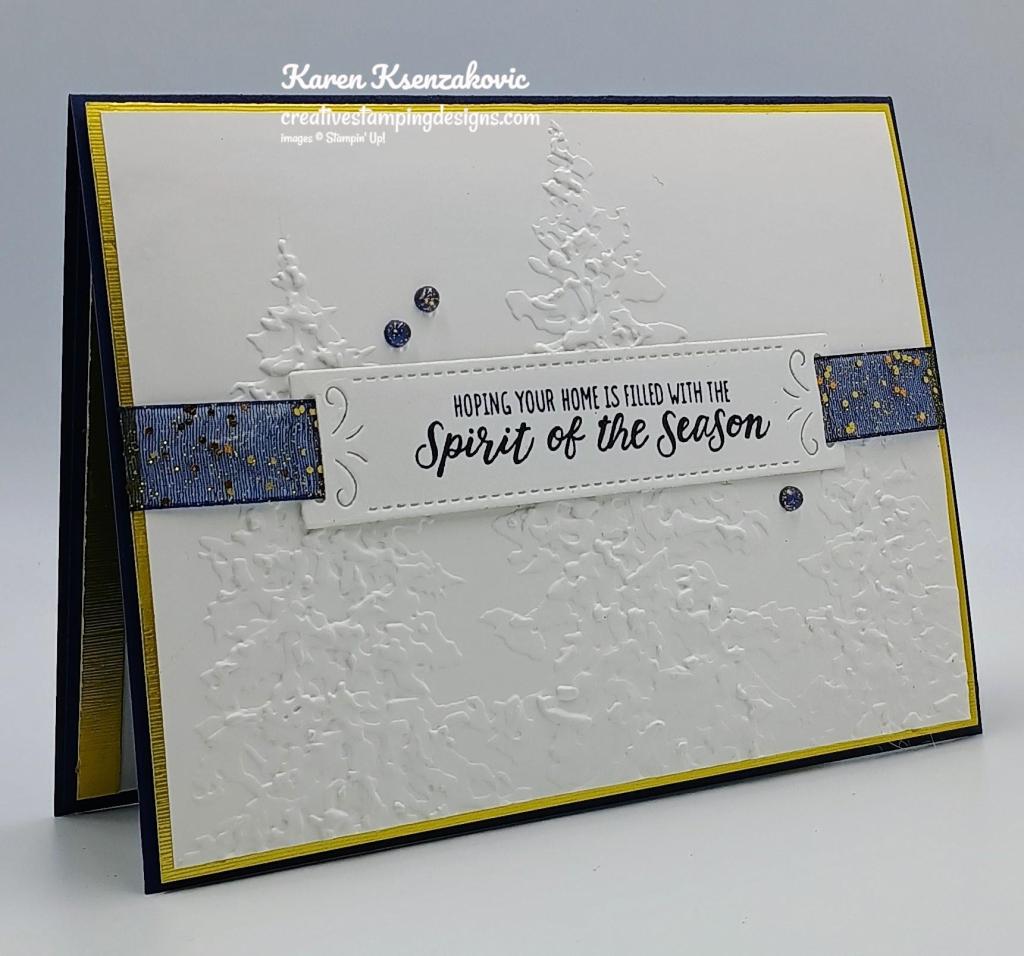 Stampin' Up! Merriest Trees CAS 3 creativestampingdesigns.com