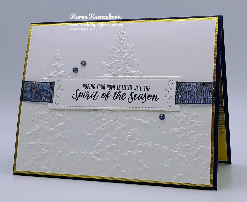 Stampin' Up! Merriest Trees CAS 4 creativestampingdesigns.com