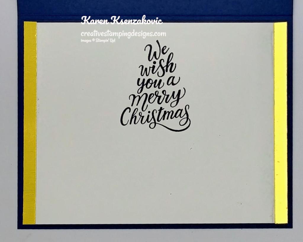 Stampin' Up! Merriest Trees CAS 5 creativestampingdesigns.com