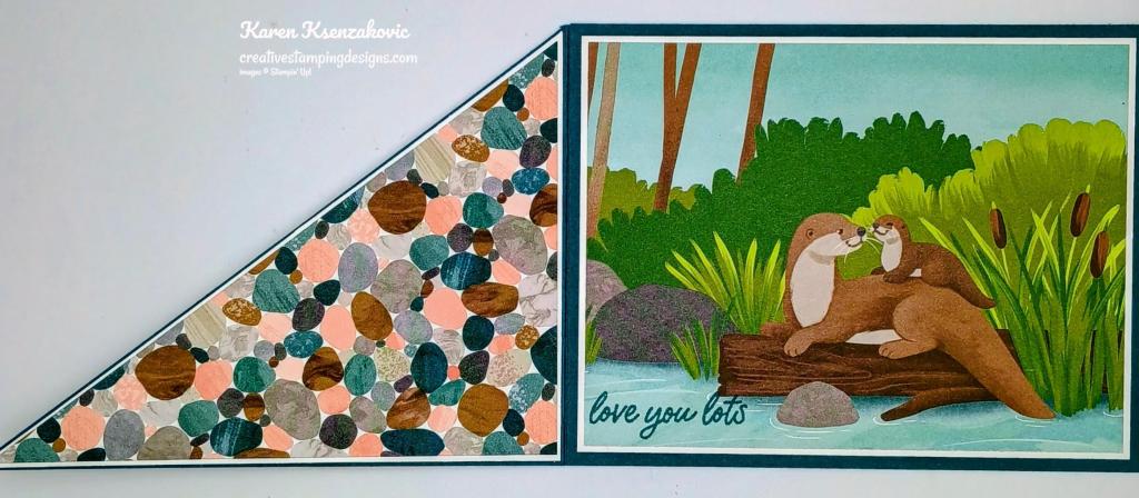 Stampin' Up! Otterly Amazing Fun Fold 6 creativestampingdesigns.com