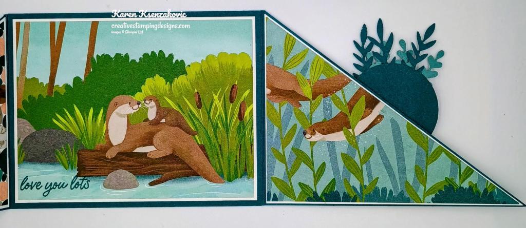 Stampin' Up! Otterly Amazing Fun Fold 7 creativestampingdesigns.com