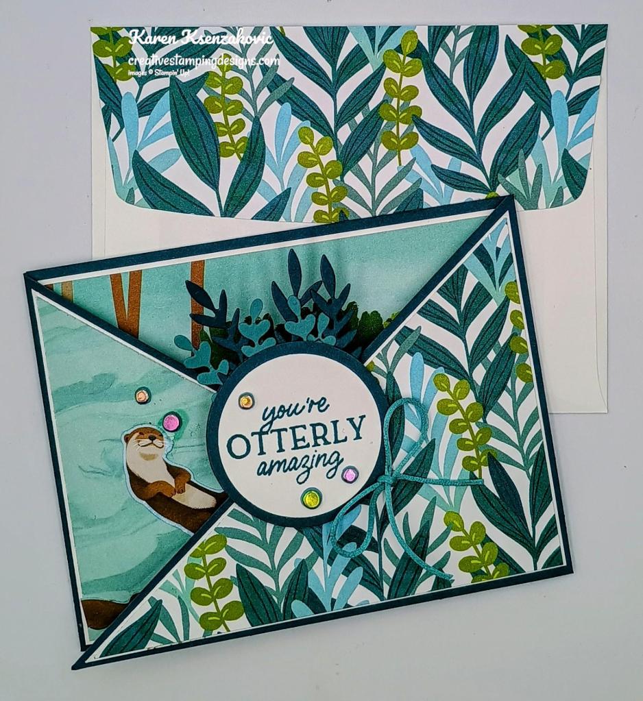 Stampin' Up! Otterly Amazing Fun Fold 9 creativestampingdesigns.com
