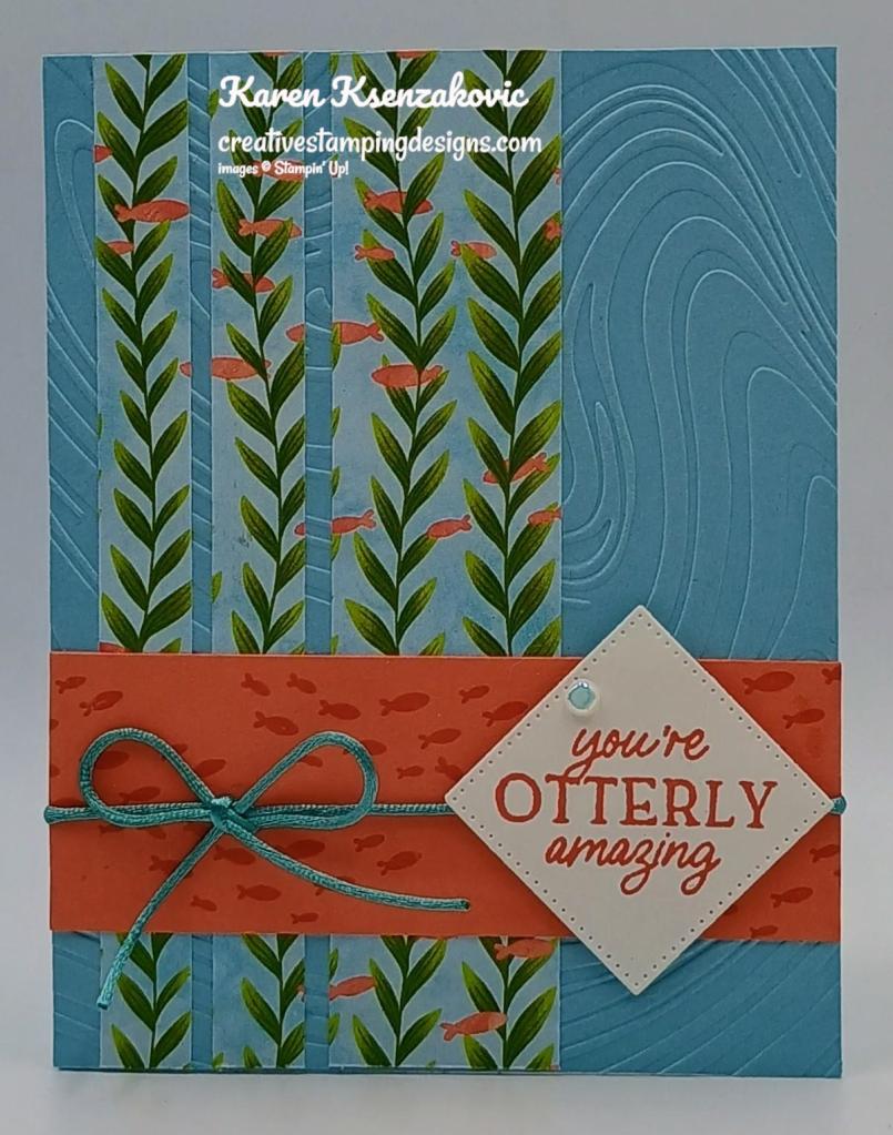 Stampin' Up! Otterly Amazing panels 2 creativestampingdesigns.com