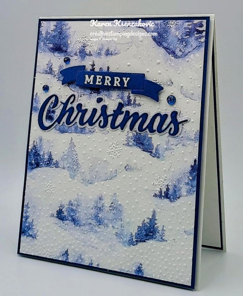 Stampin' Up! Peaceful Season CAS 4 creativestampingdesigns.com