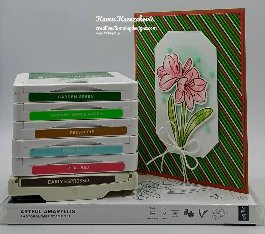 Stampin' Up! Artful Amaryllis 1 creativestampingdesigns.com