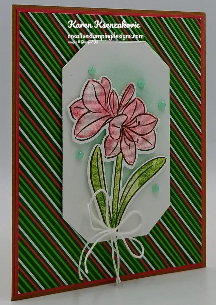 Stampin' Up! Artful Amaryllis 3 creativestampingdesigns.com