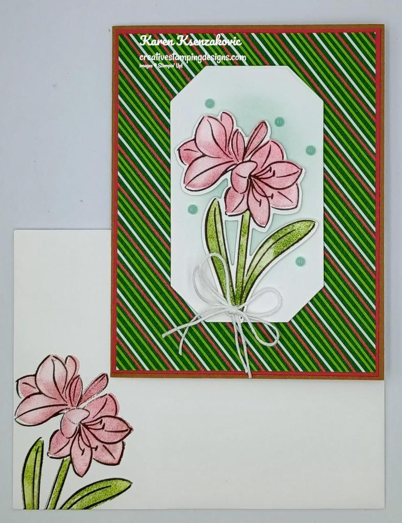 Stampin' Up! Artful Amaryllis 6 creativestampingdesigns.com