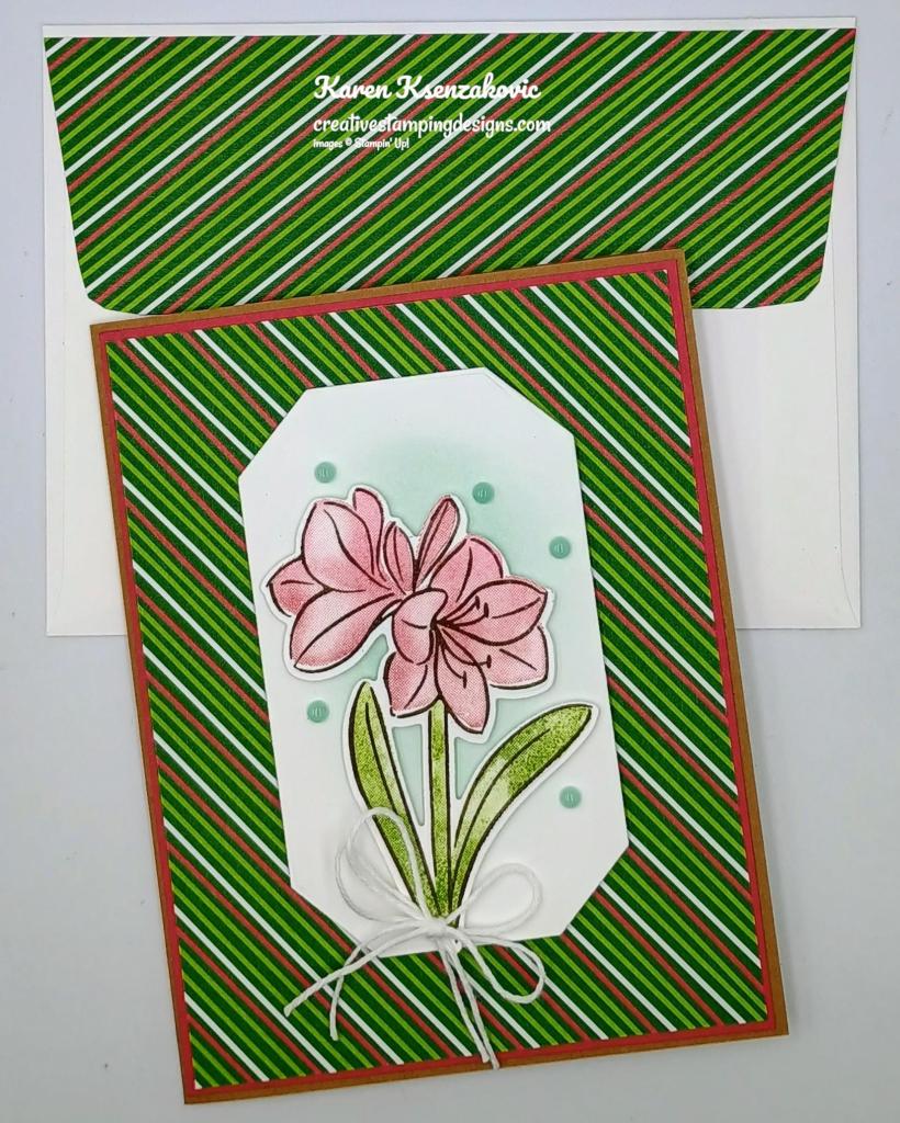 Stampin' Up! Artful Amaryllis 7 creativestampingdesigns.com