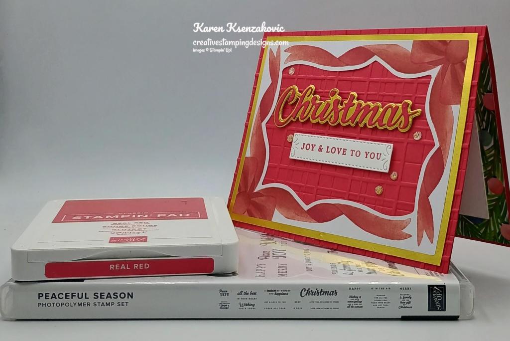 Stampin' Up! Festive Peaceful Season 1 creativestampingdesigns.com