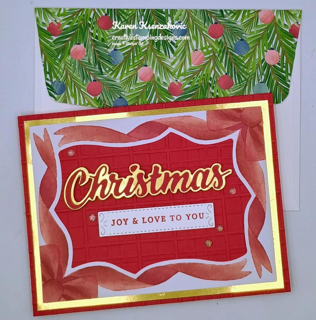 Stampin' Up! Festive Peaceful Season 7 creativestampingdesigns.com