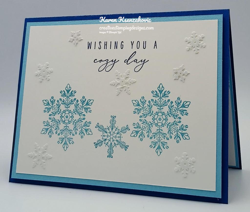 Stampin' Up! Frozen Edges CAS 4 creativestampingdesigns.com