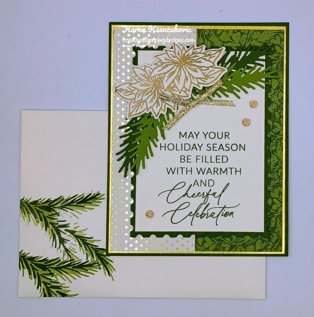 Stampin' Up! Greetings of the Season Fancy fold 6 creativestampingdesigns.com