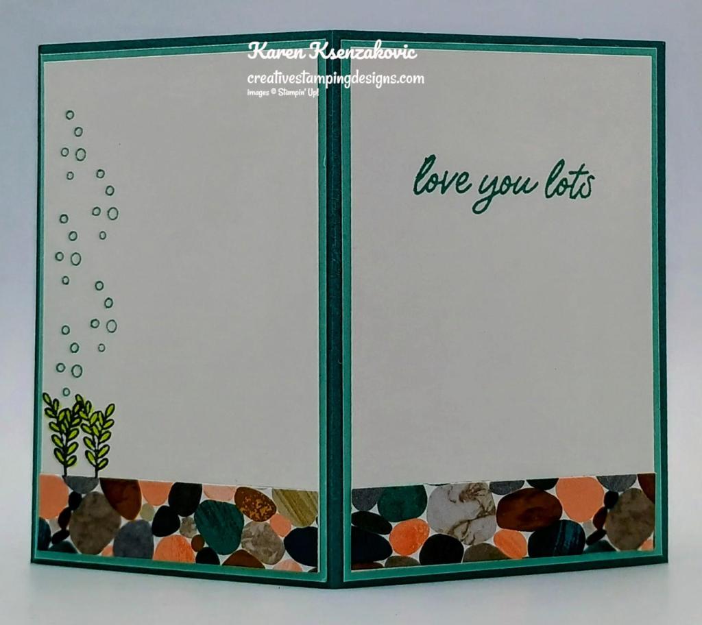 Stampin' Up! Otterly Amazing fun fold 5 creativestampingdesigns.com