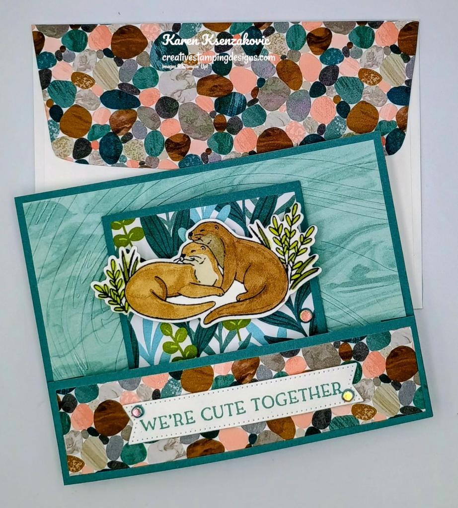 Stampin' Up! Otterly Amazing fun fold 7 creativestampingdesigns.com