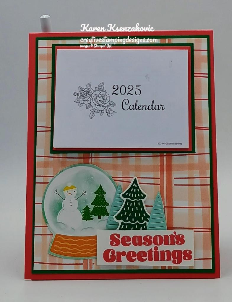 Stampin' Up! snowy Wonder Tent Desk Caddy 1 creativestampingdesigns.com