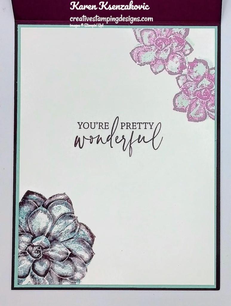 Stampin' Up! Detailed Succulent Birthday 5 creativestampingdesigns.com