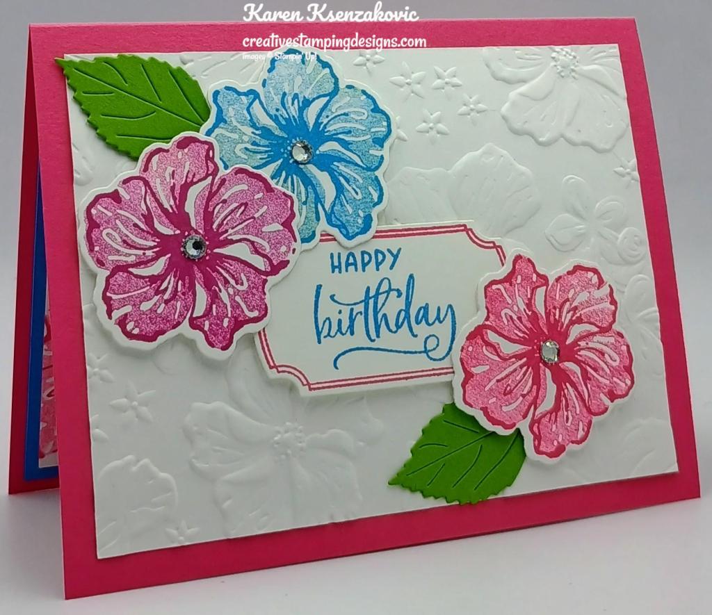 Stampin' Up! Happy Hibiscus in Brights 3 creativestampingdesigns.com