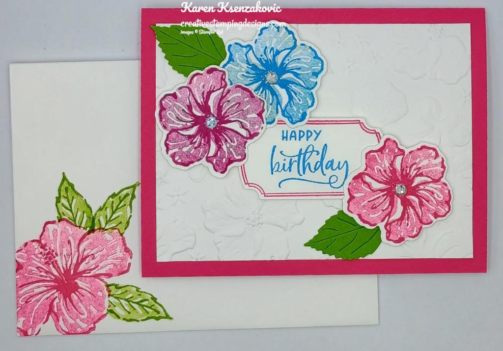 Stampin' Up! Happy Hibiscus in Brights 6 creativestampingdesigns.com