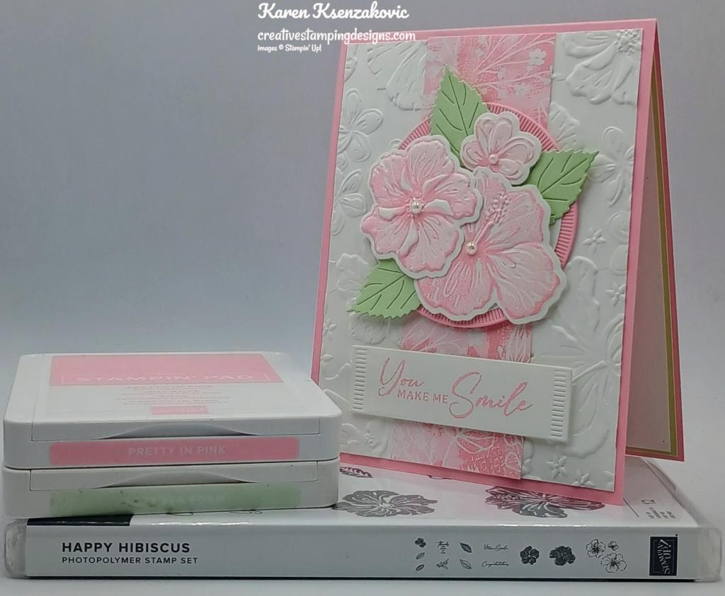 Stampin' Up! Happy Hibiscus Pink 1 creativestampingdesigns.com