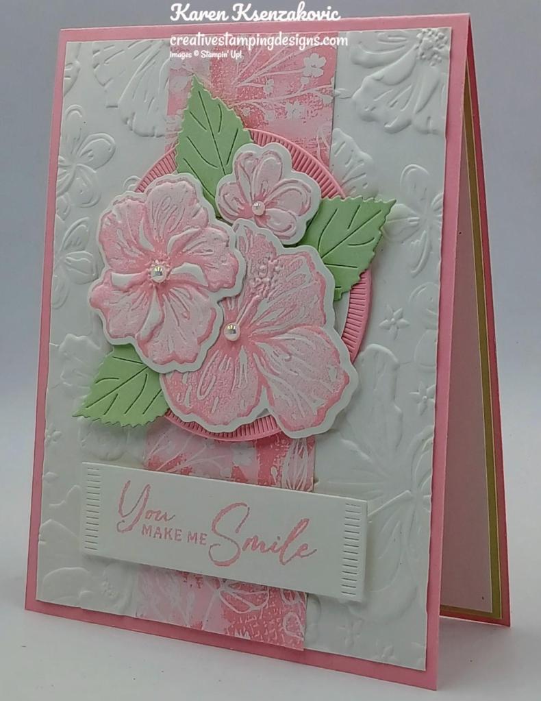 Stampin' Up! Happy Hibiscus Pink 3 creativestampingdesigns.com