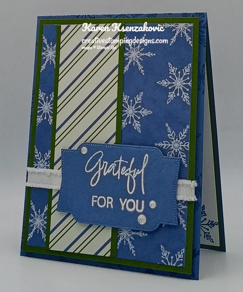 Stampin' Up! Iconic Imagery Thanks 4 creativestampingdesigns.com