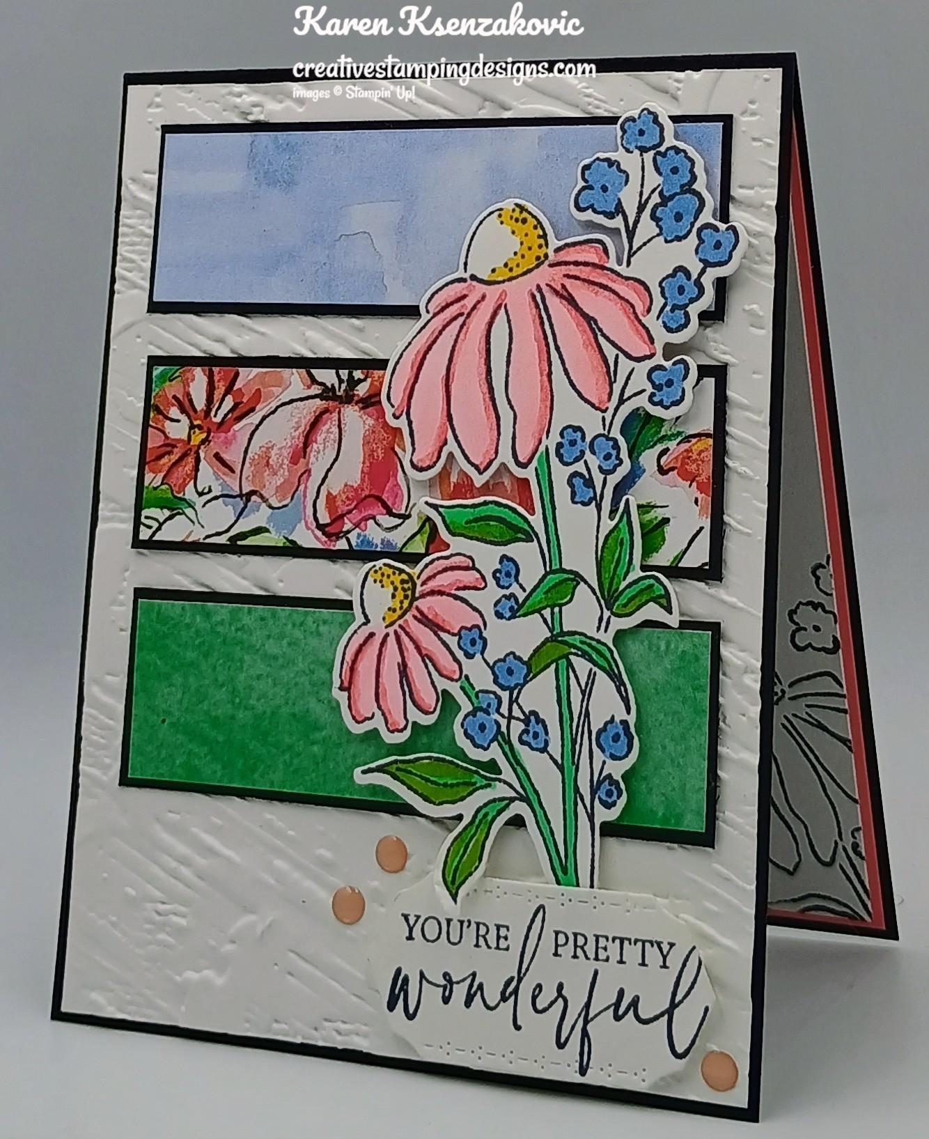 Stampin' Up! Mixed Florals for The Happy Inkin' Thursday Blog Hop