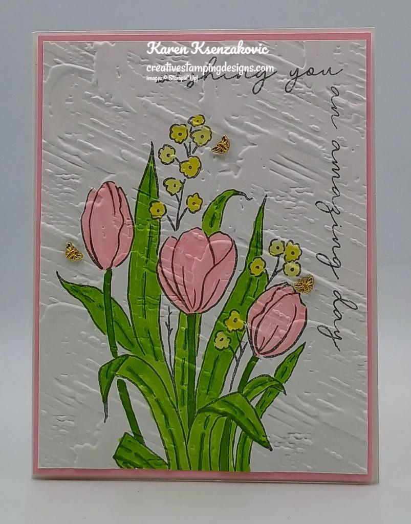 Stampin' Up! Mixed Florals Spring Corners 2 creativestampingdesigns.com