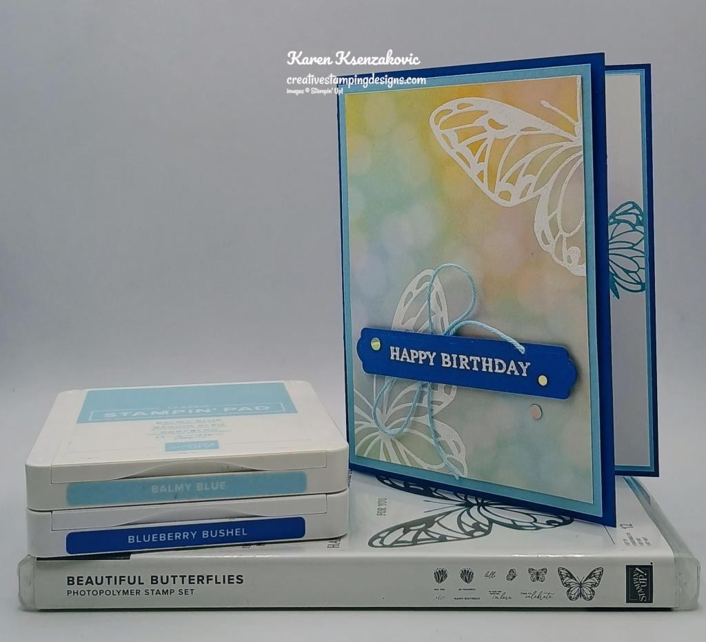 Stampin' Up! Beautiful Butterflies Bokeh 1 creativestampingdesigns.com