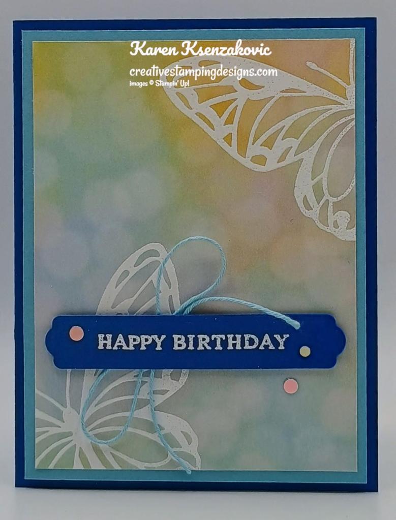 Stampin' Up! Beautiful Butterflies Bokeh 2 creativestampingdesigns.com