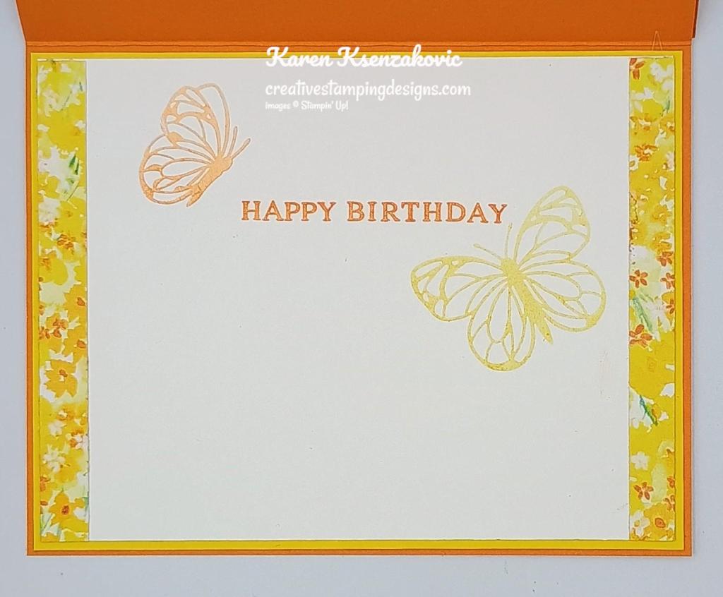 Stampin' Up! Beautiful Butterflies in Yellow 5 creativestampingdesigns.com