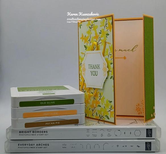 Stampin' Up! Bright Borders Thank You 1 creativesatampingdesigns.com