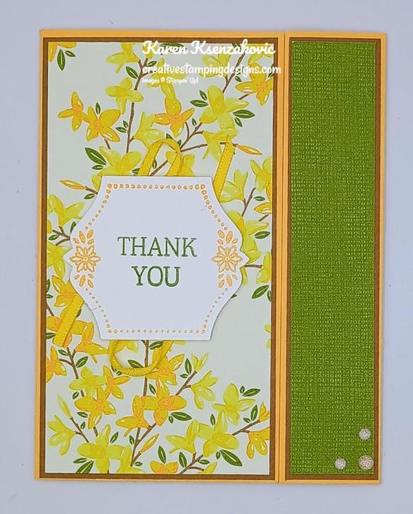 Stampin' Up! Bright Borders Thank You 2 creativesatampingdesigns.com