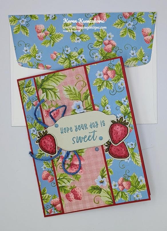 Stampin' Up! Ice Cream Swirl Strawberries 7 creativestampingdesigns.com