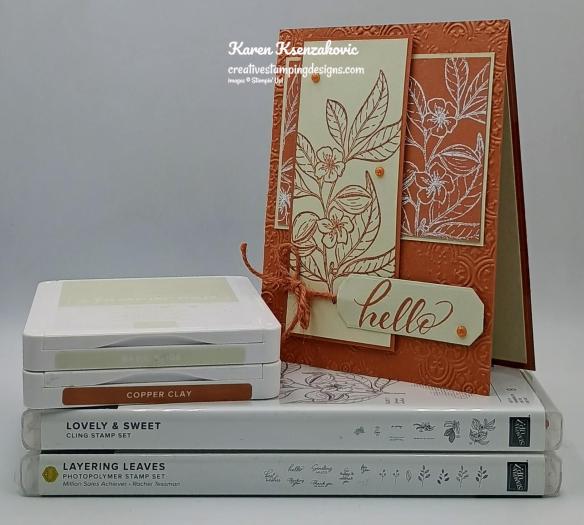Stampin' Up! Lovely & Sweet in Copper 1 creativestampingdesigns.com