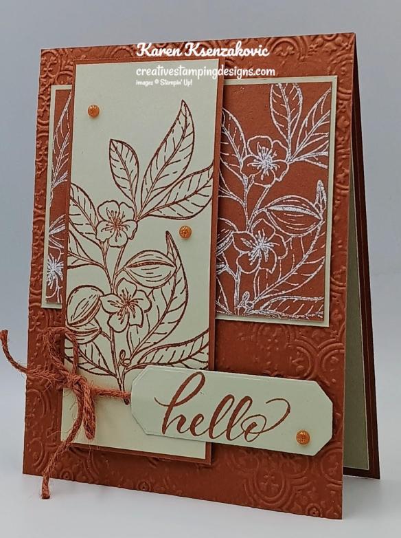 Stampin' Up! Lovely & Sweet in Copper 4 creativestampingdesigns.com