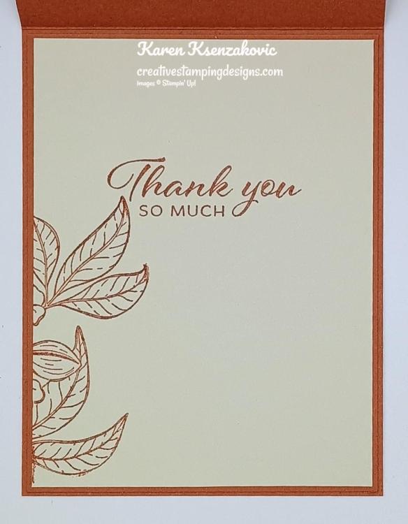 Stampin' Up! Lovely & Sweet in Copper 5 creativestampingdesigns.com