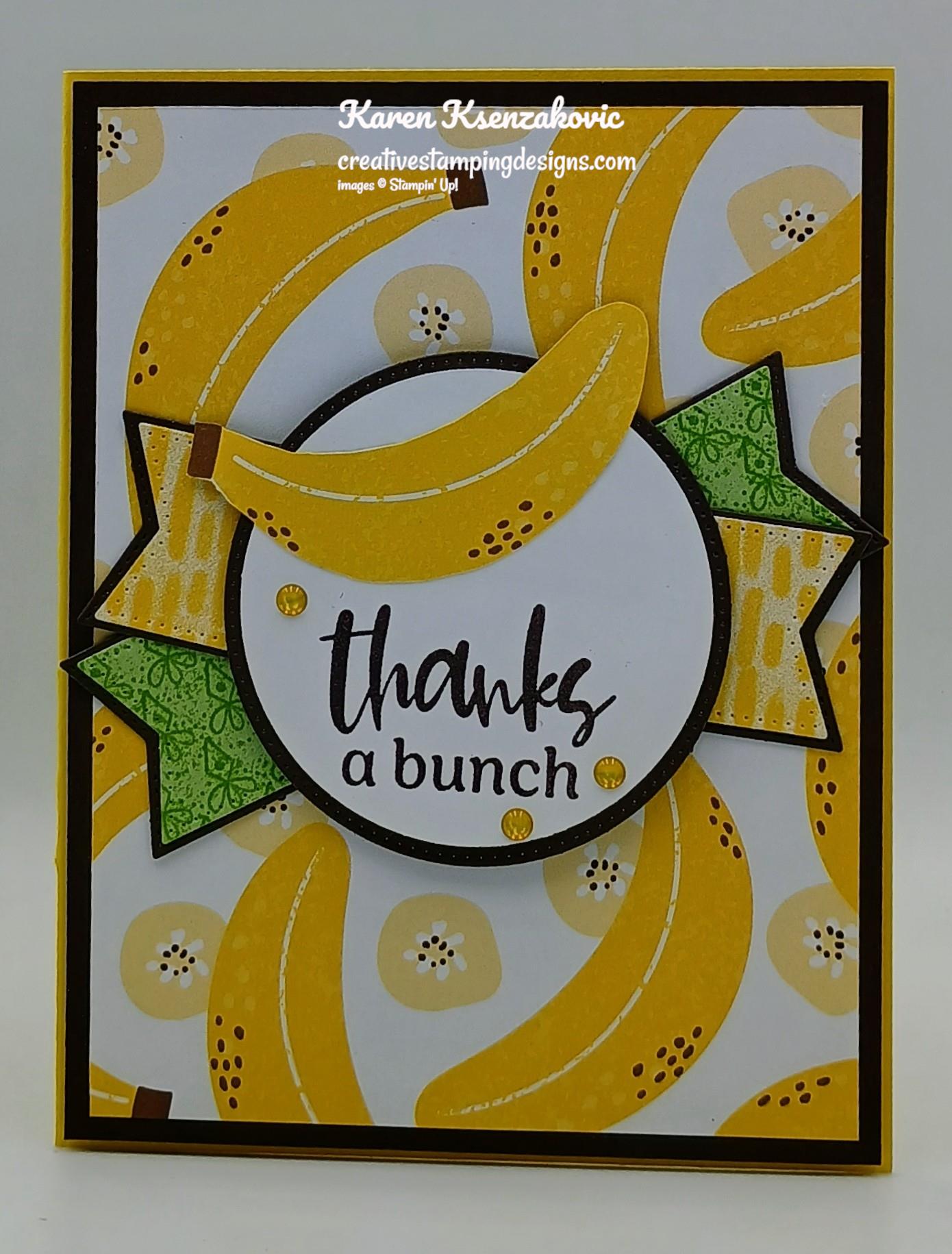 Stampin' Up! Market Goodness Fruit Salad | Creative Stamping Designs