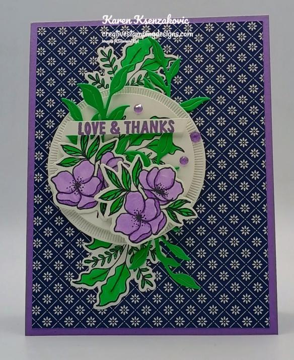 Stampin' Up! Memorable Blooms Love & Thanks 2 creativestampingdesigns.com