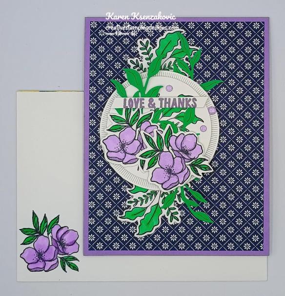 Stampin' Up! Memorable Blooms Love & Thanks 6 creativestampingdesigns.com