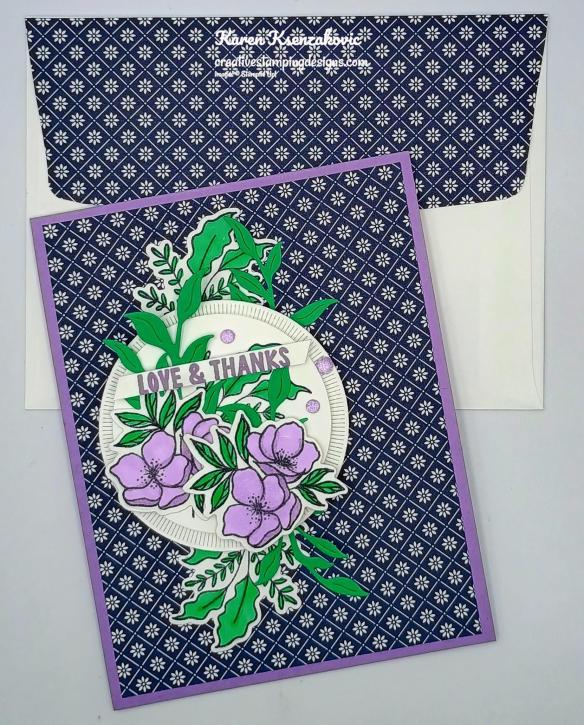 Stampin' Up! Memorable Blooms Love & Thanks 7 creativestampingdesigns.com