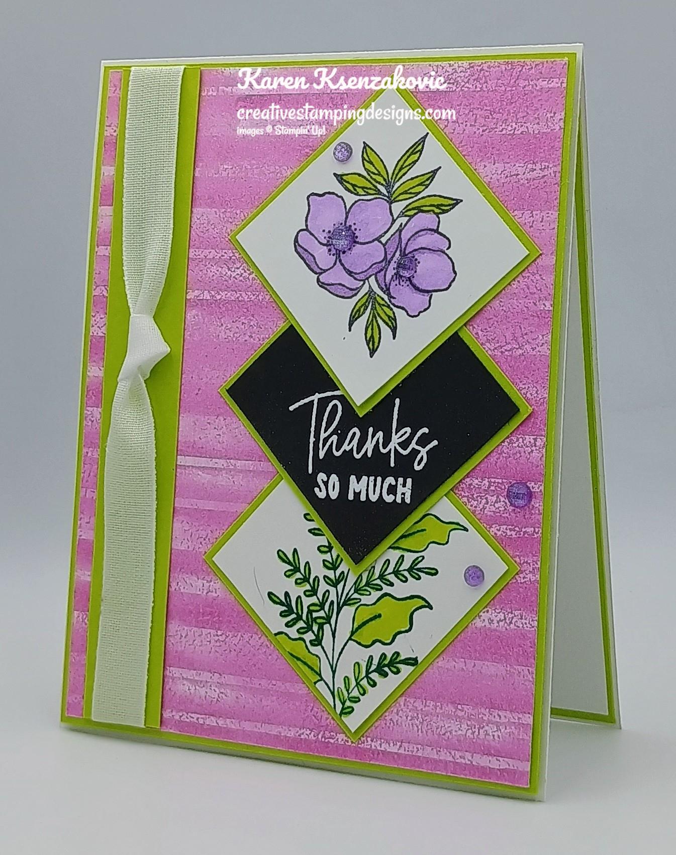 Stampin' Up! Memorable Blooms | Creative Stamping Designs