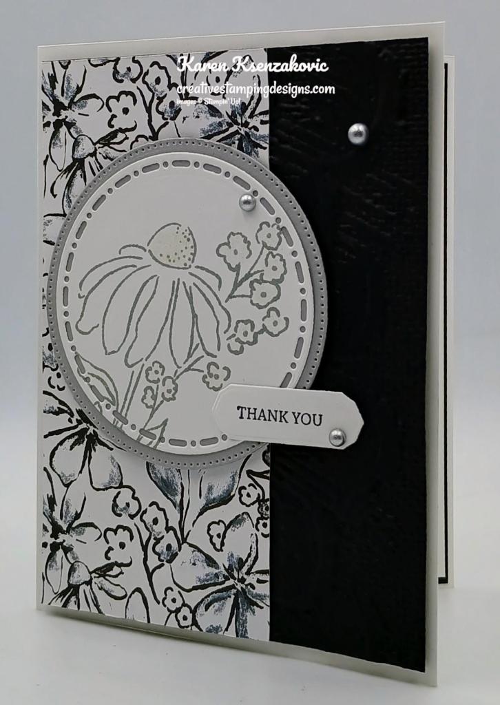Stampin' Up! Mixed Florals Black & White 4 creativestampingdesigns.com