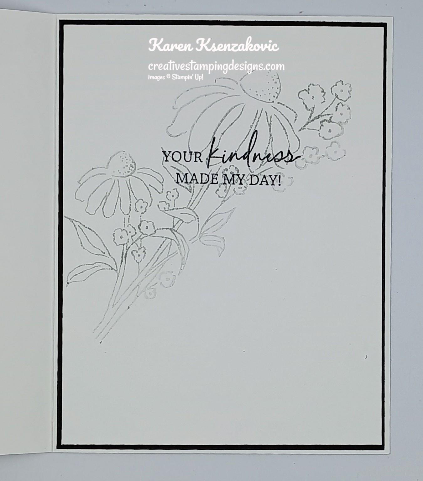 Stampin' Up! Mixed Florals Black & White | Creative Stamping Designs