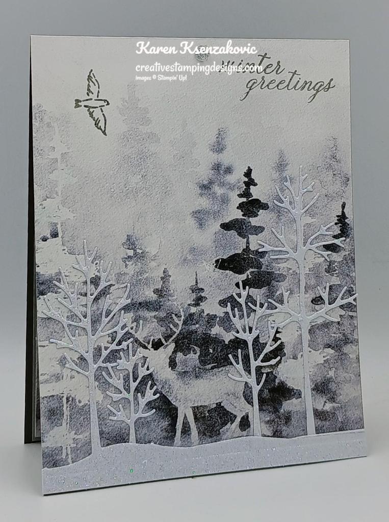 Stampin' Up! Sparkling Snowflakes Frosted Forest 3 creativestampingdesigns.com