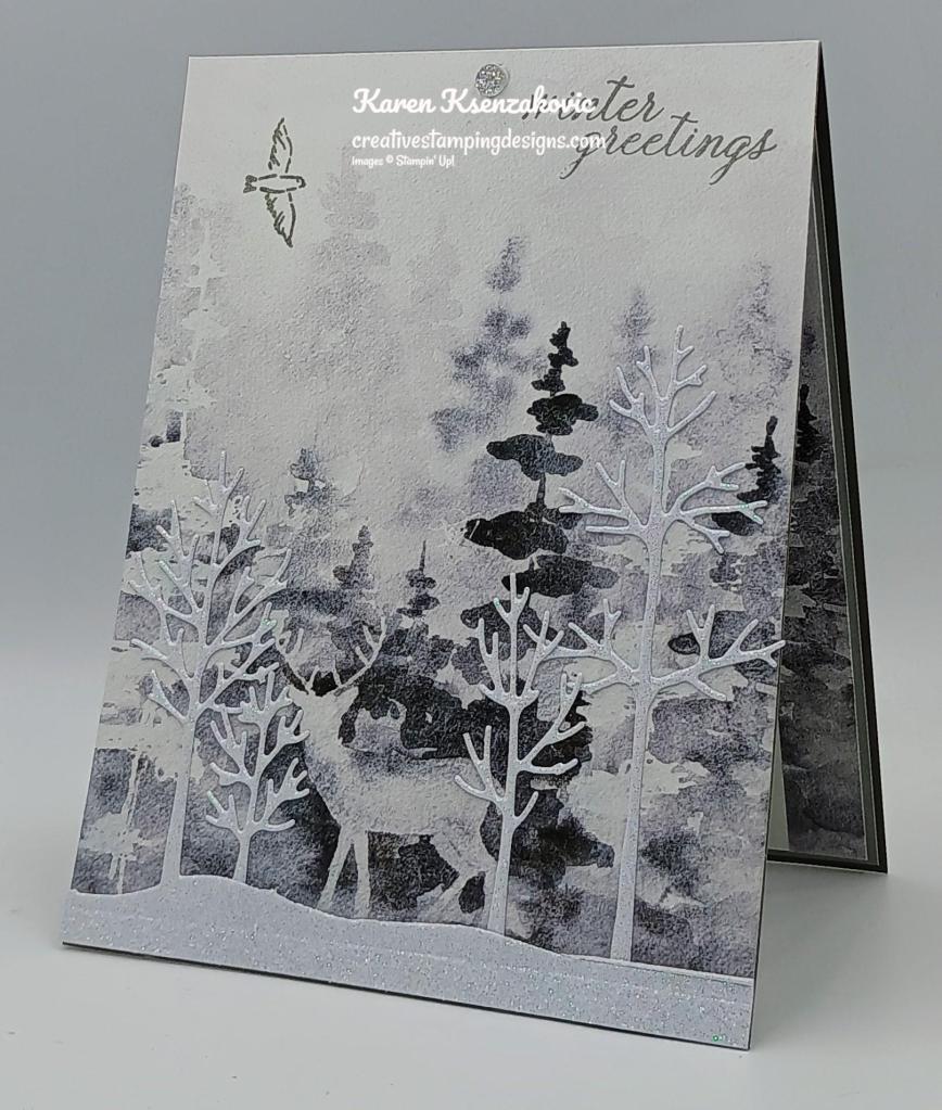 Stampin' Up! Sparkling Snowflakes Frosted Forest 4 creativestampingdesigns.com