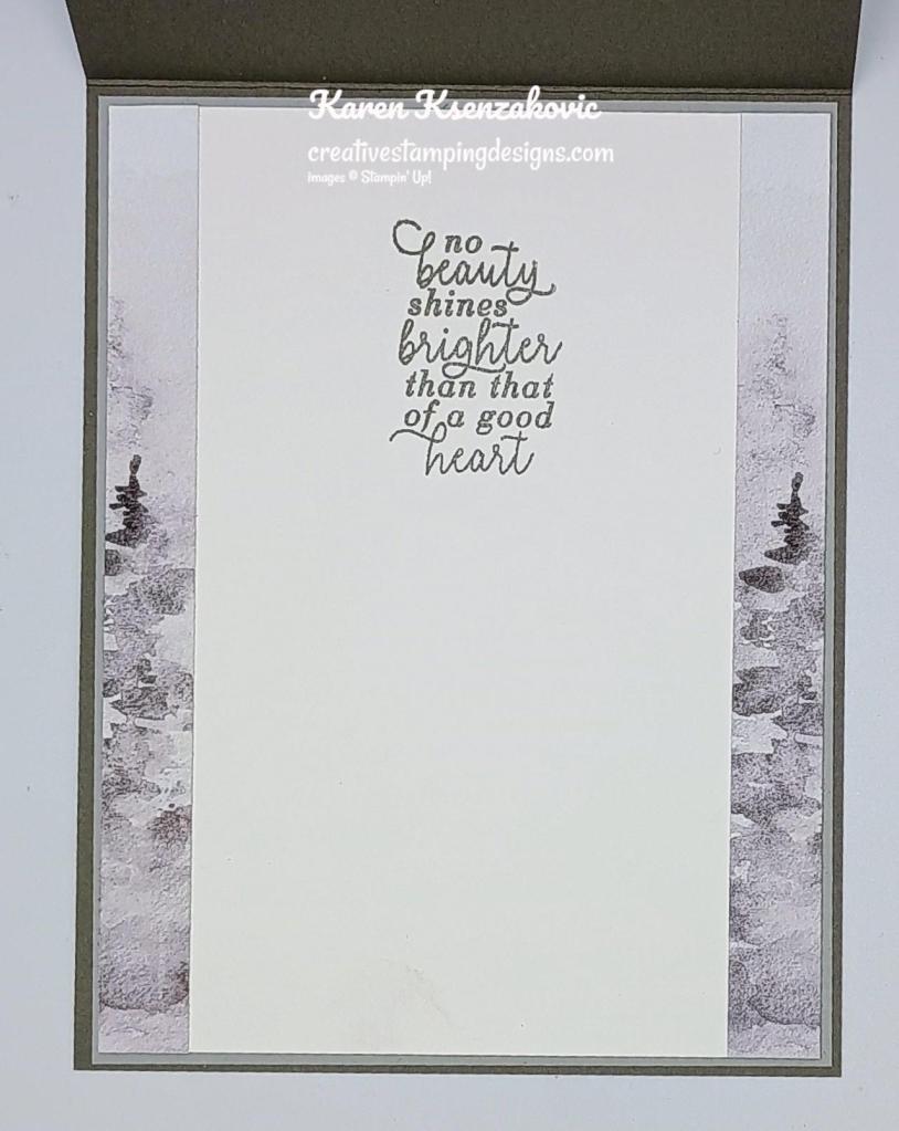 Stampin' Up! Sparkling Snowflakes Frosted Forest 5 creativestampingdesigns.com