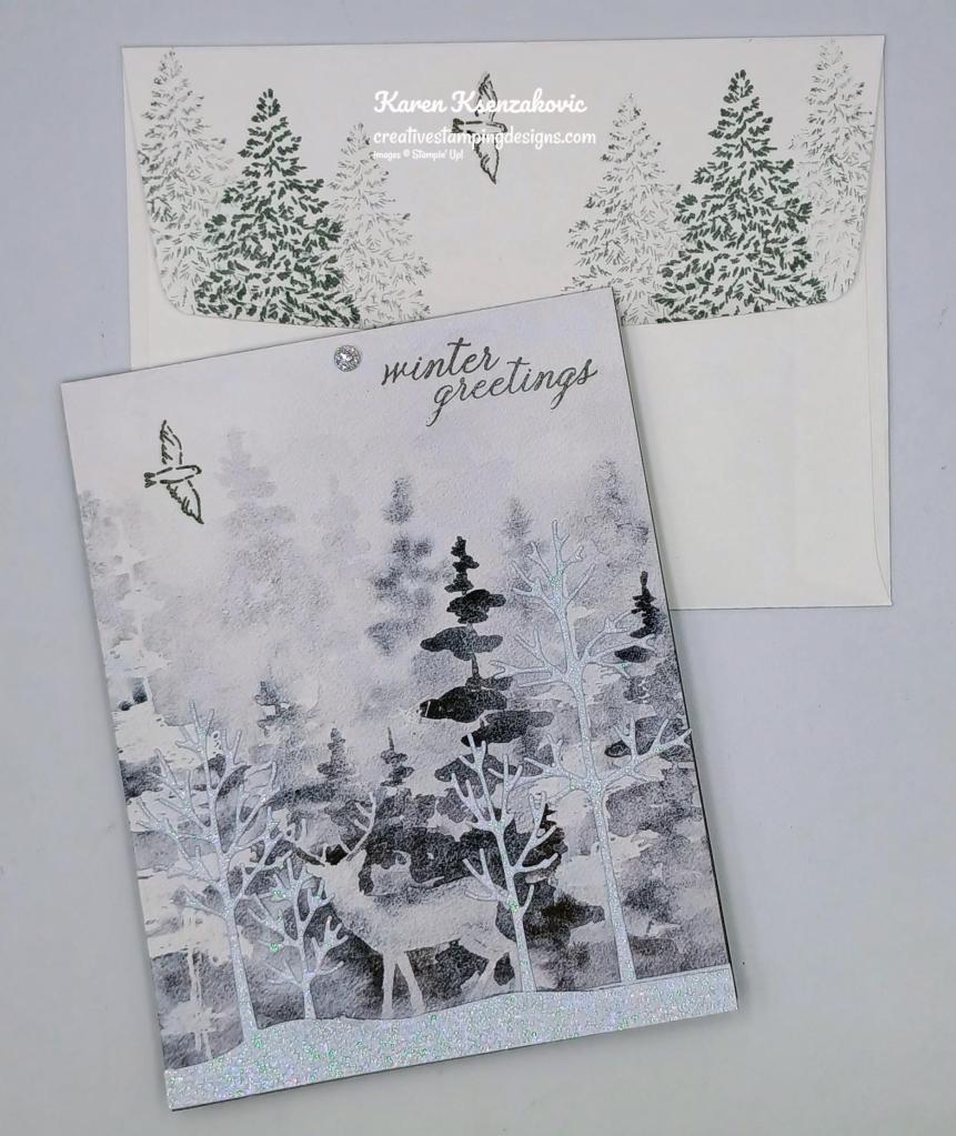 Stampin' Up! Sparkling Snowflakes Frosted Forest 7 creativestampingdesigns.com