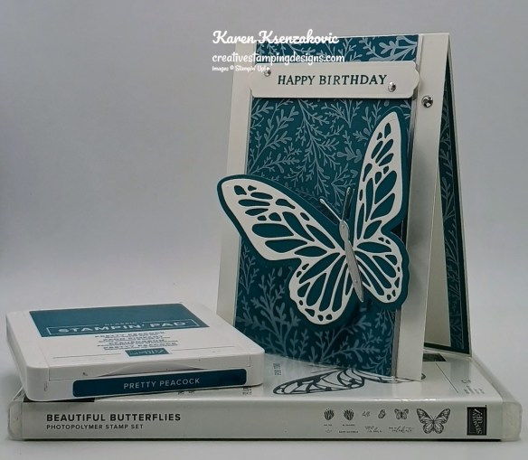 Stampin' Up! Beautiful Butterflies CAS 1 creativestampingdesigns.com